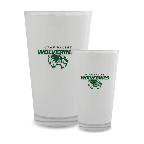  Full Color Glass 17oz - Secondary Logo