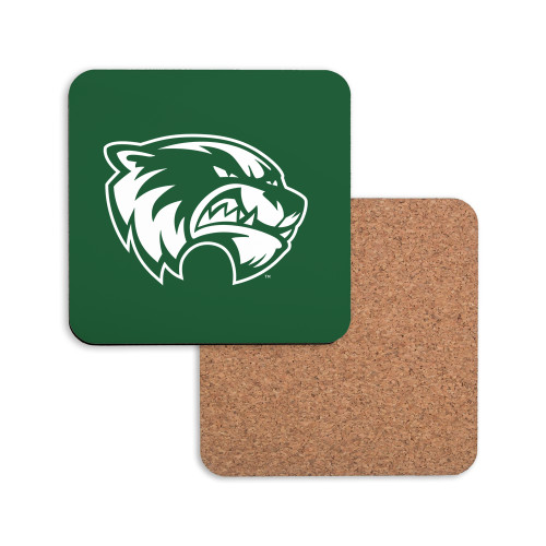  Hardboard Coaster w/Cork Backing - Primary Logo