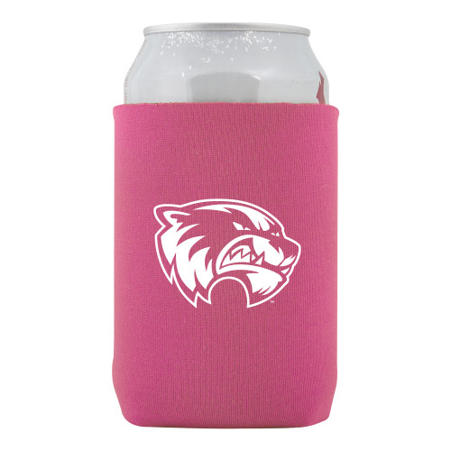  Neoprene Hot Pink Can Holder - Primary Logo