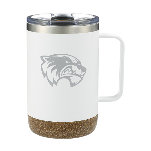  Valhalla Vacuum Insulated Camp White Mug 14oz - Primary Logo Engraved