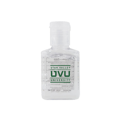  0.5 oz. Travel Hand Sanitizer - Utah Valley University Stacked