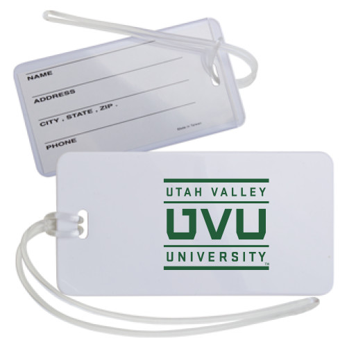  Luggage Tag - Utah Valley University Stacked