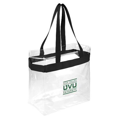  Game Day Clear Stadium Tote - Utah Valley University Stacked