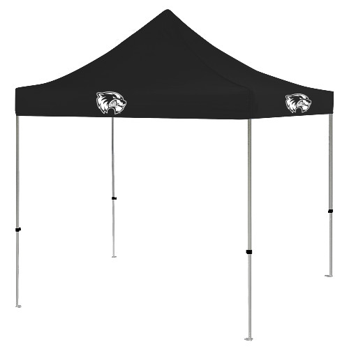 9 ft x 9 ft Black Tent - Primary Logo