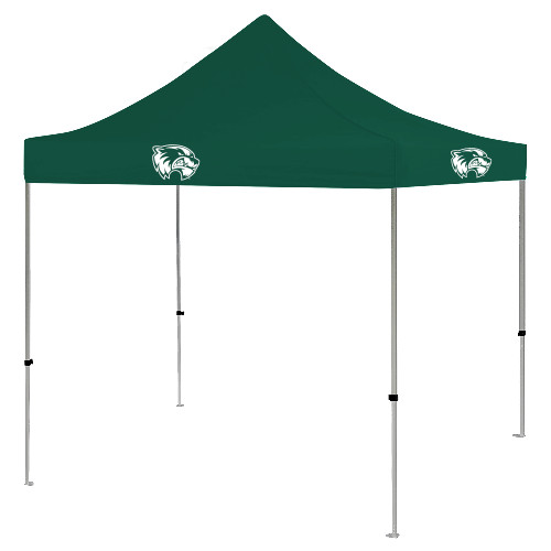  9 ft x 9 ft Dark Green Tent - Primary Logo