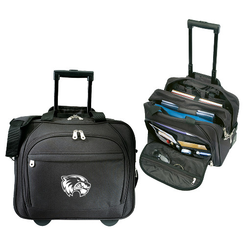  Black Embassy Plus Rolling Computer Brief - Primary Logo