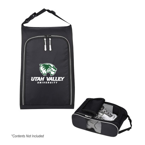  Crosstown Side Mesh Black Shoe Bag - Utah Valley University