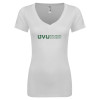 Thumbnail image for  Next Level Womens White Ideal V Tee
