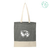Thumbnail image for  Split Recycled Black Cotton Twill Convention Tote