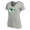 Thumbnail image for  Womens Plus Heather Grey V Neck T Shirt