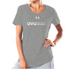 Thumbnail image for  Under Armour Womens Grey Charged Cotton Tee