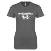 Thumbnail image for  Next Level Womens Charcoal Boyfriend Tee