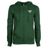 Thumbnail image for  ENZA Womens Dark Green Fleece Full Zip Hoodie