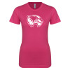 Thumbnail image for  Next Level Womens Fuchsia Boyfriend Tee