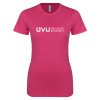 Thumbnail image for  Next Level Womens Fuchsia Boyfriend Tee