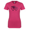Thumbnail image for  Next Level Womens Fuchsia Boyfriend Tee