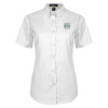 Thumbnail image for  Womens White Twill Button Up Short Sleeve