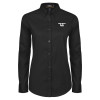 Thumbnail image for  Womens Black Twill Button Down Long Sleeve 