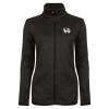 Thumbnail image for  Womens Black Heather Fleece Jacket