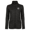 Thumbnail image for  Womens Black Heather Fleece Jacket