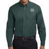 Thumbnail image for  Dark Green Twill Button Down Long Sleeve