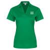 Thumbnail image for  Womens Kelly Green Performance Fine Jacquard Polo