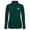 Thumbnail image for  Womens Dark Green Fleece Full Zip Jacket