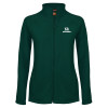 Thumbnail image for  Womens Dark Green Fleece Full Zip Jacket