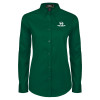 Thumbnail image for  Womens Dark Green Twill Button Down Long Sleeve 
