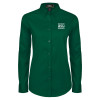 Thumbnail image for  Womens Dark Green Twill Button Down Long Sleeve 