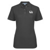 Thumbnail image for  Womens Silk Touch Charcoal Pique Polo