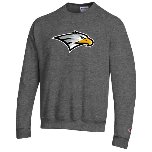  Champion Granite Heather Fleece Crew - Eagle Head
