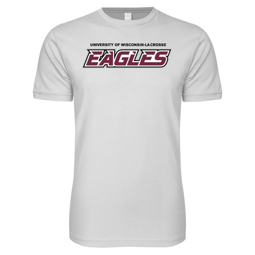  Next Level White SoftStyle T Shirt - UWL Eagles