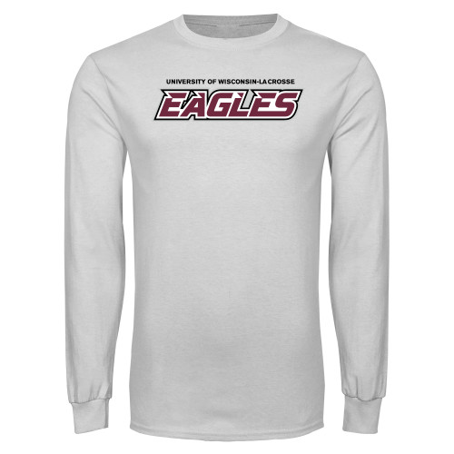  White Long Sleeve T Shirt - UWL Eagles