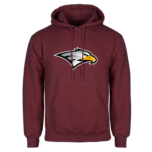  Maroon Fleece Hoodie - Eagle Head