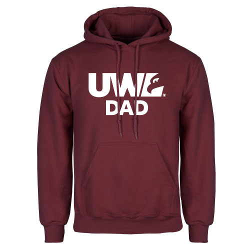  Maroon Fleece Hoodie - UWL Dad