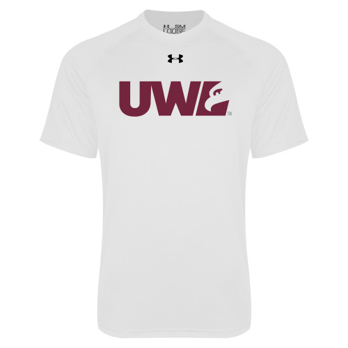  Under Armour White Tech Tee - UWL Spirit Mark