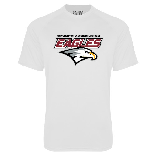  Under Armour White Tech Tee - UWL Eagles Wordmark