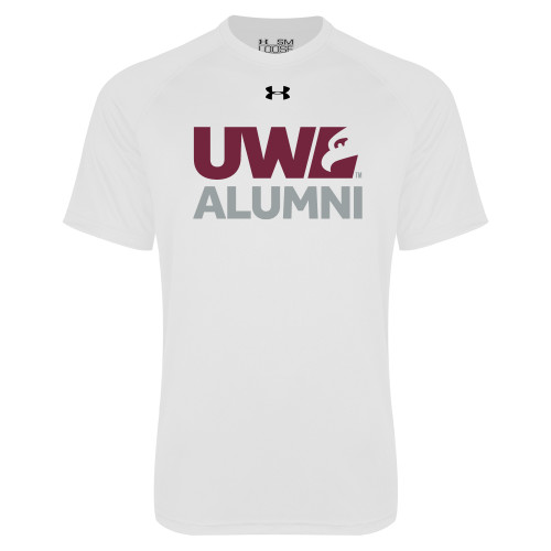  Under Armour White Tech Tee - UWL Alumni