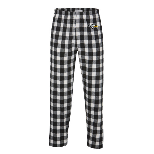  Boxercraft Black/White Unisex Buffalo Flannel Pajama Pant - Eagle Head