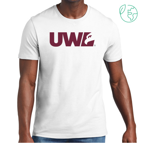  Allmade White Organic Cotton Tee - UWL Spirit Mark