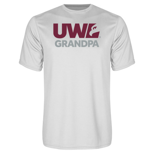  White Performance Tee - UWL Grandpa