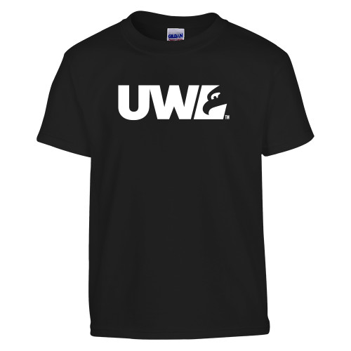 Youth Black T Shirt - UWL Spirit Mark