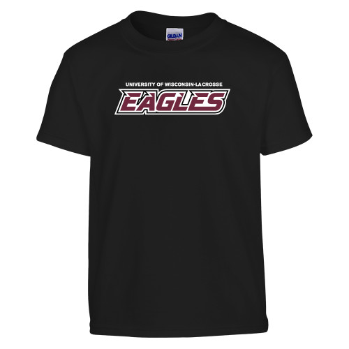  Youth Black T Shirt - UWL Eagles