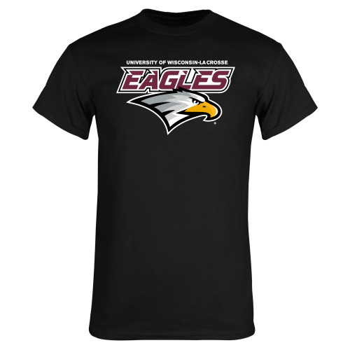  Black T Shirt - UWL Eagles Wordmark