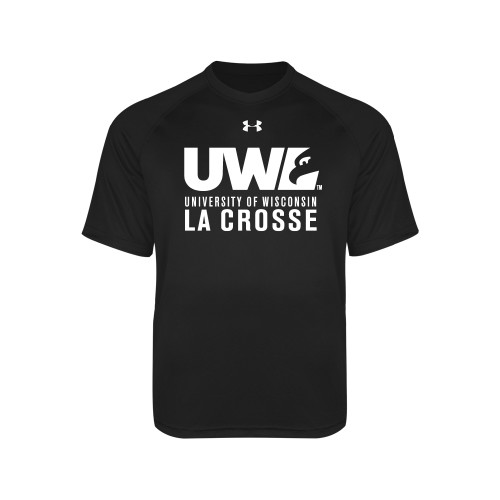  Under Armour Youth Black Tech Tee - UWL University Name Spirit Mark
