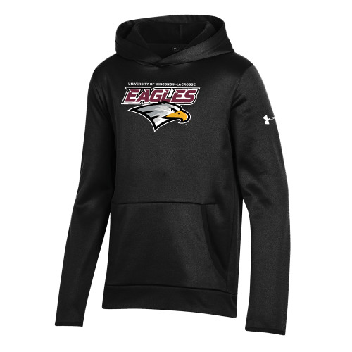  Under Armour Youth Black Fleece Hoodie - UWL Eagles Wordmark