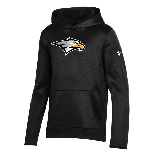  Under Armour Youth Black Fleece Hoodie - Eagle Head
