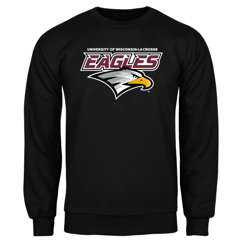  Black Fleece Crew - UWL Eagles Wordmark