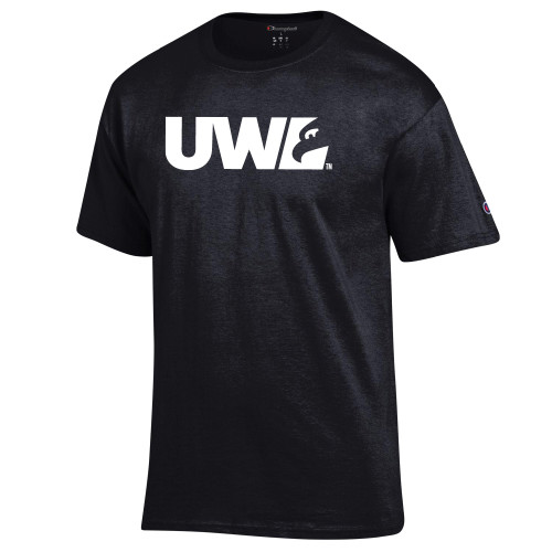  Champion Black T Shirt - UWL Spirit Mark